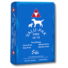 Valu-Pak Free 26-18 Dry Dog Food